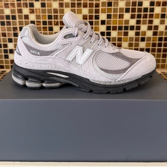 New Balance 2002R Grey Black JD Sports Exclusive Running Shoes 8.5